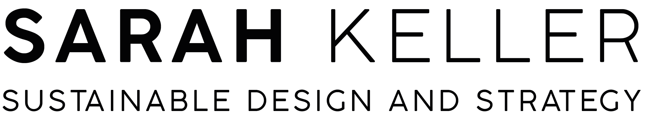 Logo Sarah Keller, Sustainable Design & Strategy